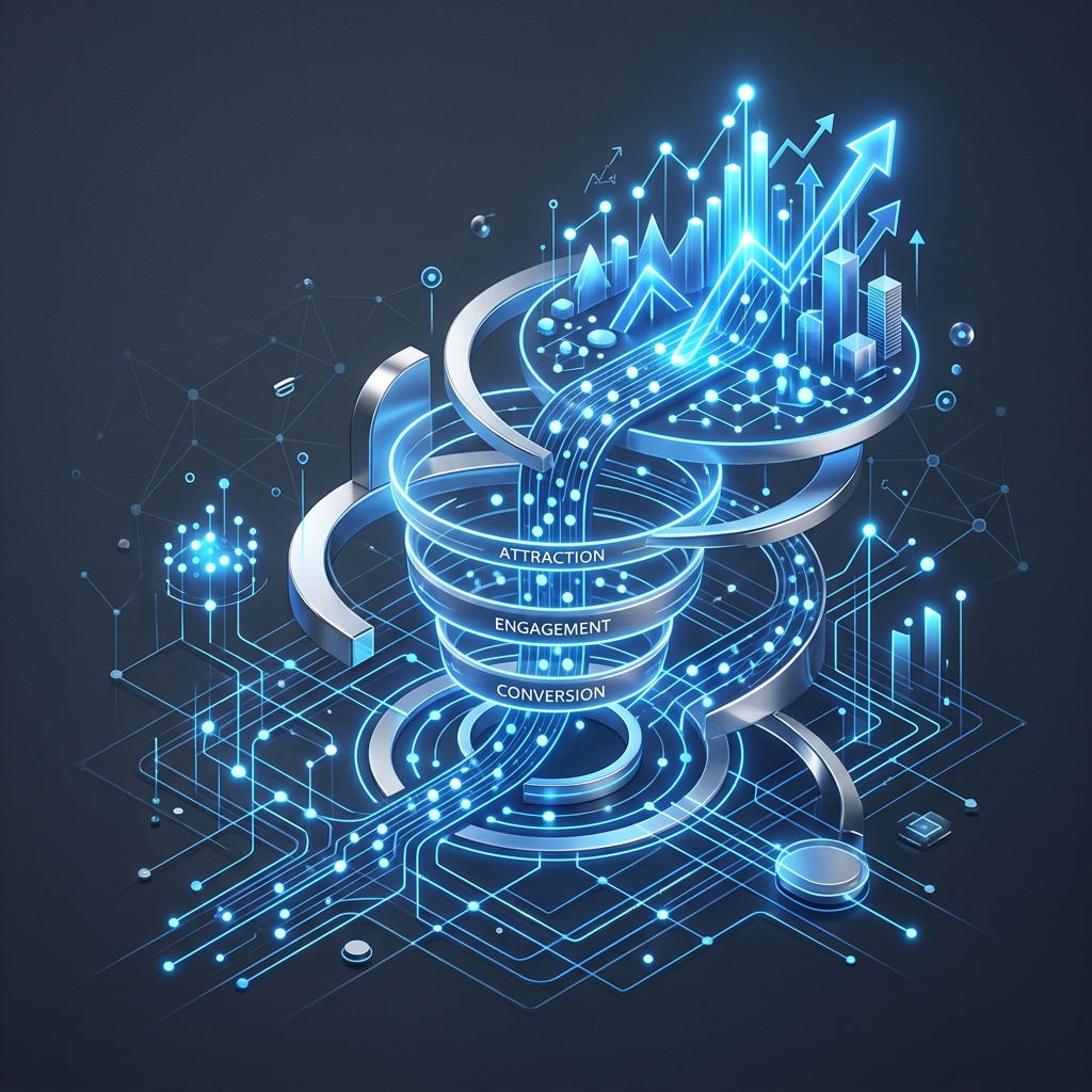 TechageLabs Growth Funnel Visual